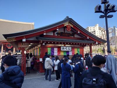 スキマ時間に必勝祈願の初詣「渡ラ前に、今度は浅草の神様にご挨拶とお祈りを…」