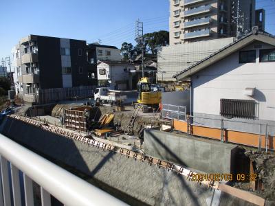 私だけの趣味工事現場240203-240630電車内から見る新駅建設4-5