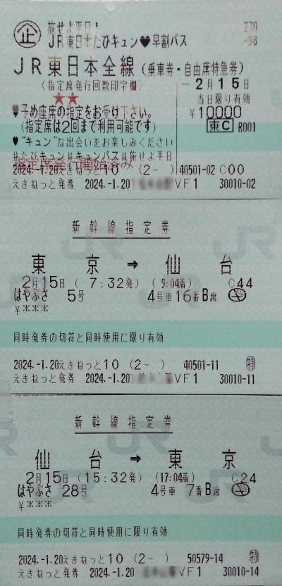 旅せよ平日！JR東日本たびキュン早割パス。東日本全線10,000円。