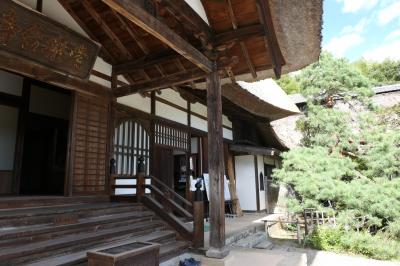 信州の鎌倉旅♪　Vol.75 ☆別所温泉：常楽寺　美しい茅葺屋根と古松♪