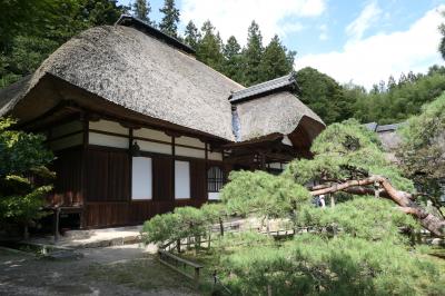 信州の鎌倉旅♪　Vol.76 ☆別所温泉：常楽寺　美しい茅葺屋根と古松♪