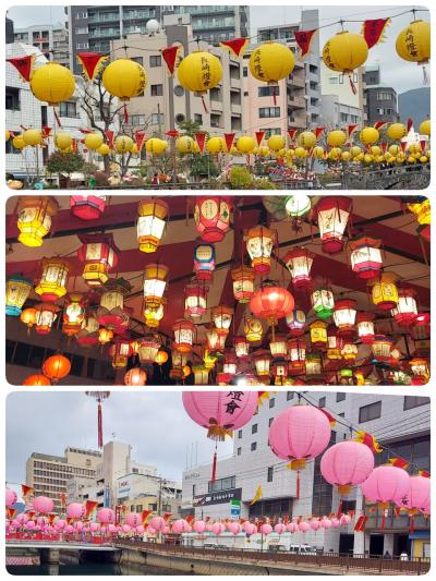 『長崎ランタンフェスティバル』幻想に酔う中島川  中央公園会場☆☆