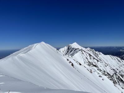 大山冬山登山