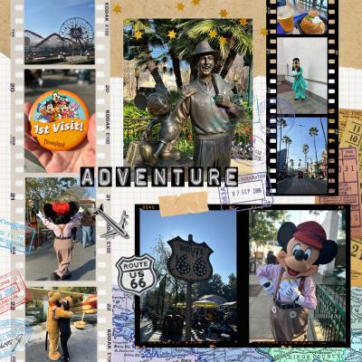 ２０２４年１月  Ｆクラスで行くご褒美旅⑤カリフォルニアディズニーアドベンチャーでキャラグリ満喫♪一日目(前編)＠ホテルインディゴアナハイム