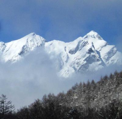団塊夫婦の日本スキー＆絶景の旅・2024ー(１)鹿島槍ヶ岳の眺めは？・初滑りは鹿島槍スキー場
