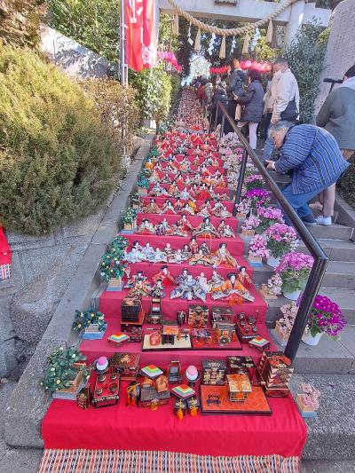 座間神社　ひな祭り