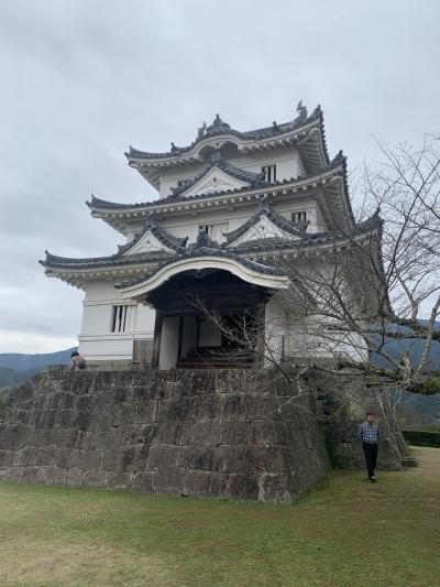 愛媛旅行・１日目　日本100名城・大洲城、宇和島城