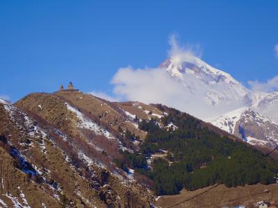タイさんのジョージアの旅37日目(2024/3/6) トビリシからカズベキへ、天国に一番近い教会