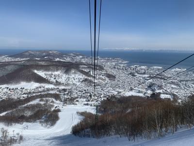 札幌小樽支笏湖スノボ温泉グルメ45000歩の旅　ONZE~ドーミーイン小樽~天狗山スキー場~支笏湖~新千歳空港