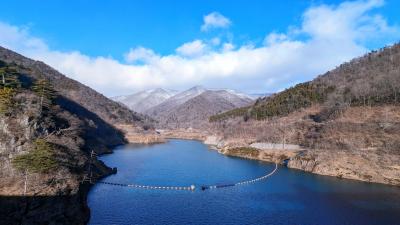 2024年冬・四万ブルーを求めて＜四万川ダム（奥四万湖）中之条ダム（四万湖）四万の甌穴群（四万川）＞