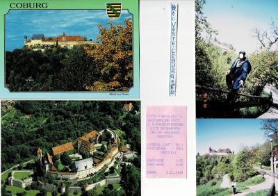 ドイツ16年ぶりの再訪：⑧フランケンの王冠と呼ばれたコーブルク大城塞は美しい姿で高台に立っている。≫