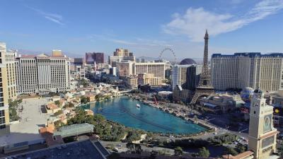 「The Cosmopolitan of Las Vegas」バルコニーつきお部屋紹介編【2024年2月 北米旅行8泊10日vol.8】