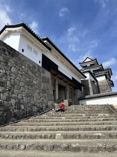 白河小峰城と紀宮様の訪れた新甲子温泉の雪見の露天風呂