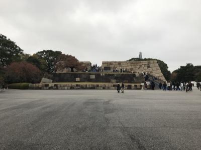 東京都の城跡巡り：江戸城跡、本丸天守台跡のある皇居東御苑には入城可。偶然にも皇居乾通りの一般公開期間