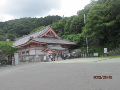 西国観音まほろば奈良の巡礼記（１８）駅からタクシーで壷阪寺へ。