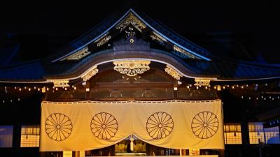 【閉門後の靖国神社の夜桜鑑賞】靖国神社の桜の維持支援のクラファンのリターンに参加してきました