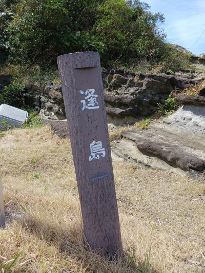 南房総市に逢島（おおしま）を見つけた。沖ノ島と島めぐりしました。