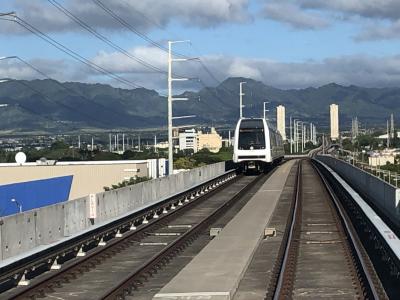 ハワイ初の公共交通電車スカイラインに乗ってみた
