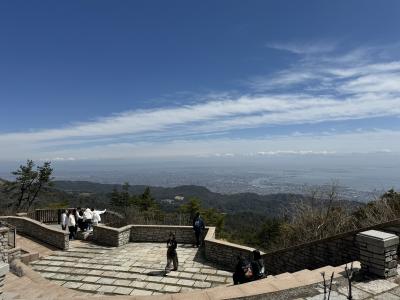 春の有馬温泉、神戸　３泊の旅（２）　～ロープウェイで六甲山へ～