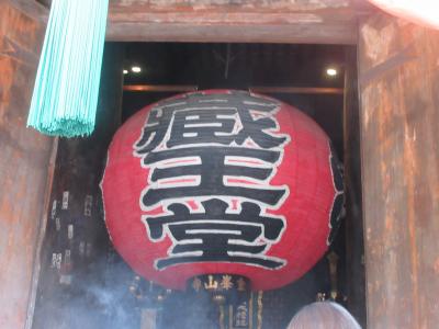 吉野の桜とお寺