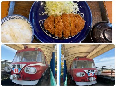 名鉄パノラマカーを見に中京競馬場からのミルフィーユとんかつランチ