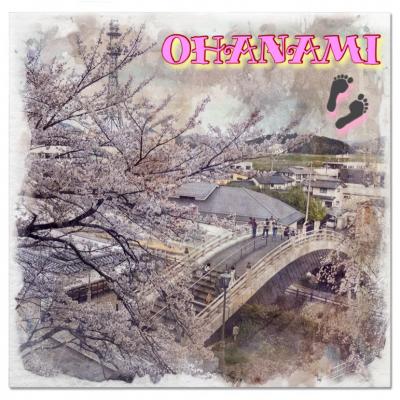 福知山で初めてのお花見（福知山お城まつり）　2024年 4月