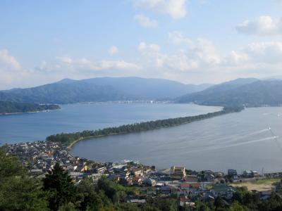 傘松公園からの天橋立 天橋立を往復5.2キロを歩く