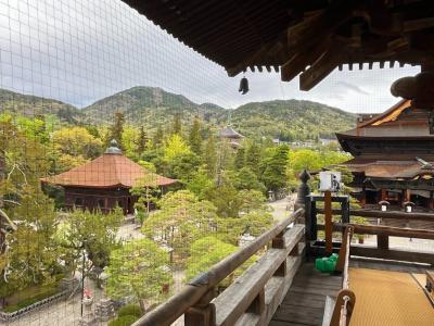 金沢　長野　小布施旅へ　宿泊はハイアットセントリック、と２日目は加賀屋でランチそして善光寺へ