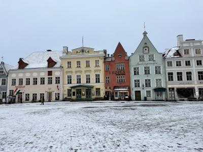 オーロラを求めて　冬のフィンランド７　エストニアのタリンへ船で遠足