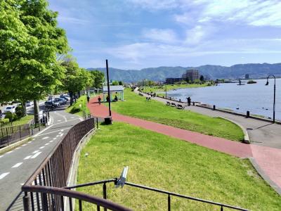 諏訪湖一周ランニング