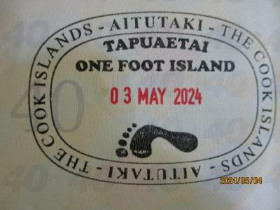 2024GW：全ての日本が承認している国訪問達成（３）：クック諸島（アイツタキ等）オークランド・台北経由で帰国