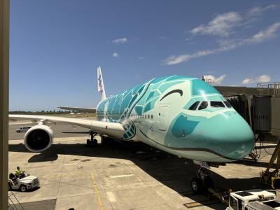 フライングホヌでホノルルへ