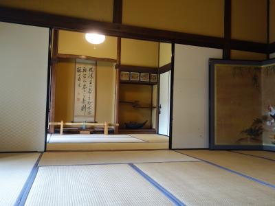 名張藤堂家邸跡を見学。ボランティアの方が丁寧に説明してくれました。ためになりました。