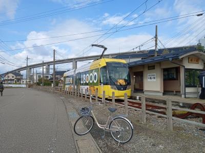 たまにはベタなサイクリング2310　「万葉線サイクルトラムで、新湊大橋あいの風プロムナード＆富山県営フェリー」　～高岡＆射水・富山～