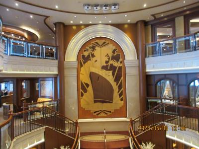 初めてのクイーンエリザベス乗船2日目（別府港へ終日航海