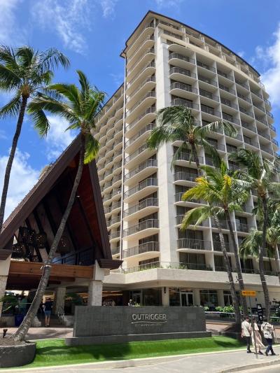2024 GW ハワイハネムーン①  Outrigger reef Waikiki