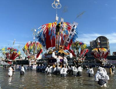 田川☆川渡り神幸祭♪♪福岡県5大祭のひとつ♪♪風治八幡宮&風鈴の寺（三井寺） ☆ 1泊2日の旅
