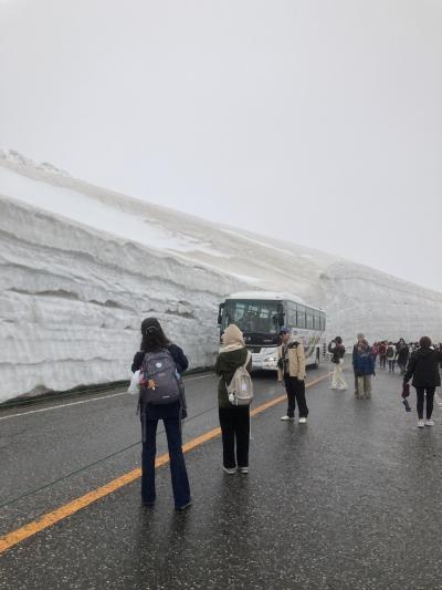 黒部峡谷トロッコ電車と立山アルペンルート2日間