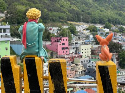 BTS聖地巡礼の釜山旅、韓国グルメ、海雲台温泉、甘川文化村でアートを堪能しました。