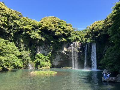 5.韓国　済州島　天帝淵瀑布