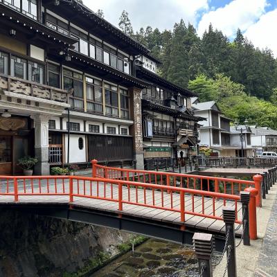 憧れの銀山温泉とオールインクルーシブの天童温泉泊り