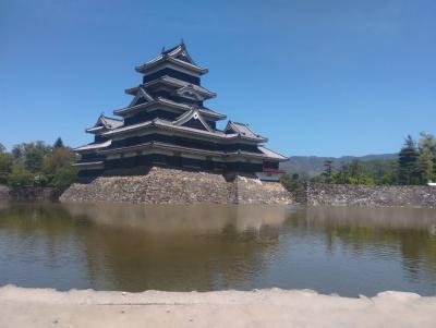 信州初上陸　国宝松本城を拝みに松本へ