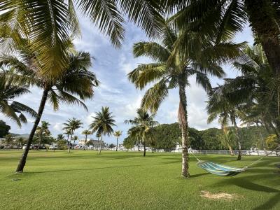 2024年GW パラオ(2) パラオ到着と１日目　COVE Resort Parau 博物館や公共海プールなど