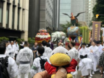 2024年6月　6年ぶりに行われた山王祭神幸行列と、その2日後に行われた下町連合連合渡御に行ってきた。