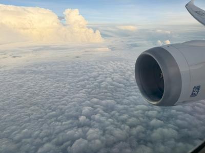 ANA特典ビジネス東南アジア4都55時間周遊2023/12　その1 羽田ージャカルタ：ANA