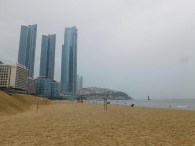 釜山海雲台の海岸を散歩◆2024年6月／釜山＆済州でスヌーピーと滝をめぐる旅《その２》