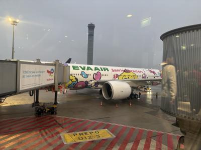 2024-2025年越し旅①エバー航空初搭乗レポ（関空→桃園→パリ）