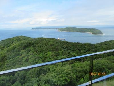 国民休暇村加太で　ハモの湯引きと　加太森林公園の紫陽花ツアー帰りに和歌山城　加太その２
