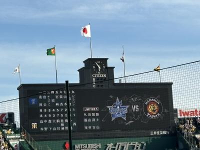 ひょうごさんぽ　　初の甲子園観戦！！阪神タイガース×横浜DeNAベイスターズ　タイガースのサヨナラ勝ち♪♪