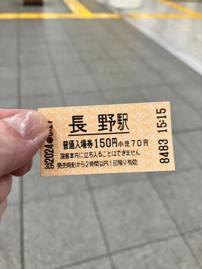 大規模修繕から逃げろ!【善光寺には行かない】長野一泊二日